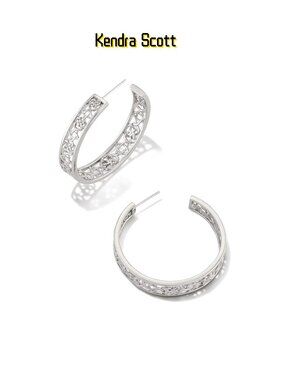 Kelly Hoop Earrings in Silver